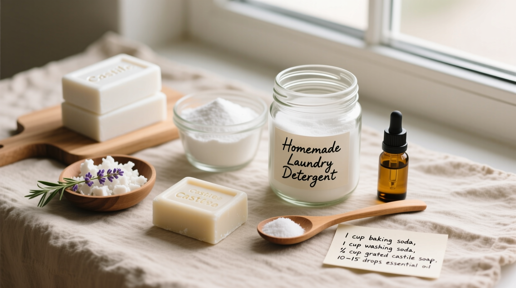 homemade laundry detergent recipe