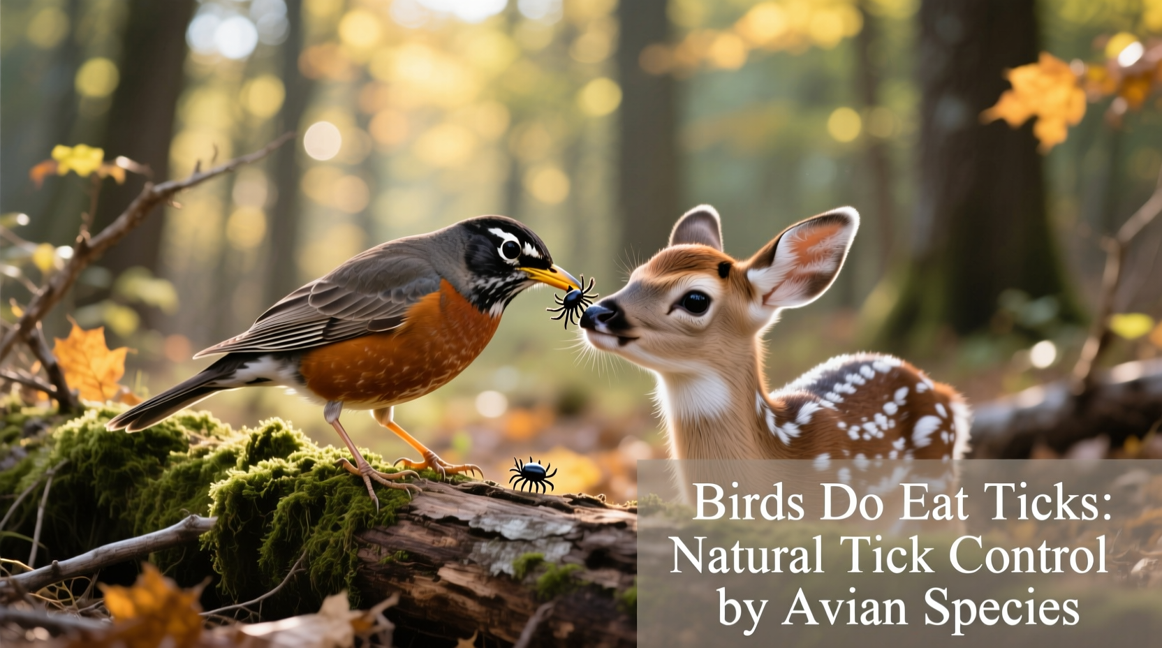 does birds eat ticks