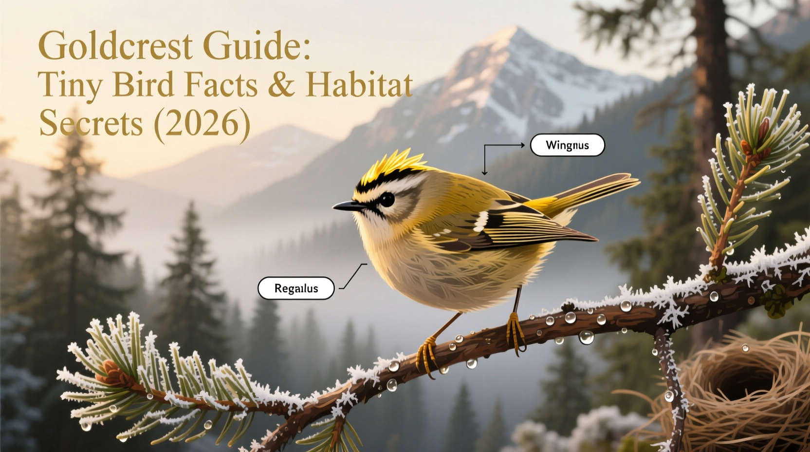 Goldcrest Guide: Tiny Bird Facts & Habitat Secrets (2026)