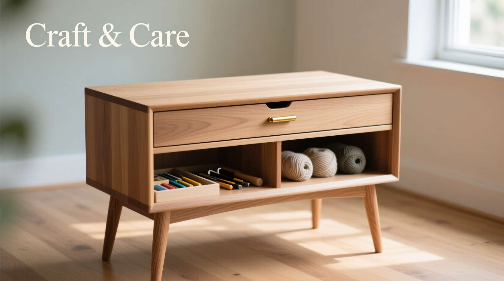 craft storage table