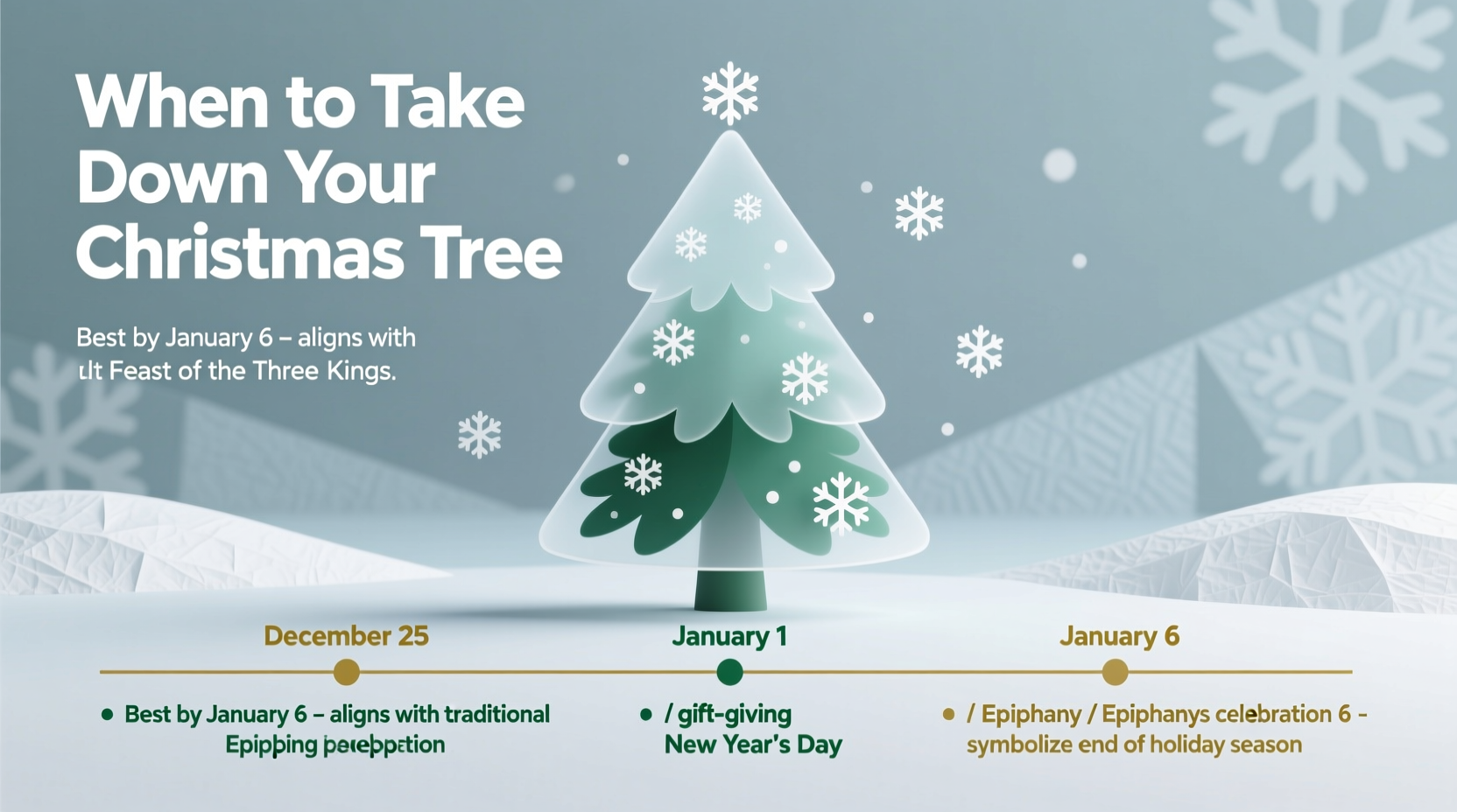 when should you take christmas tree down