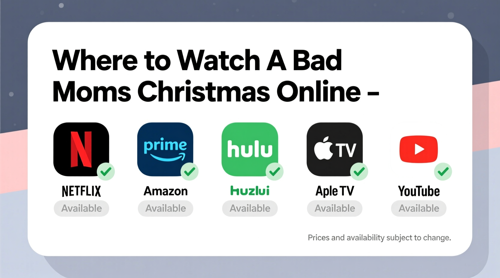 where to watch a bad moms christmas