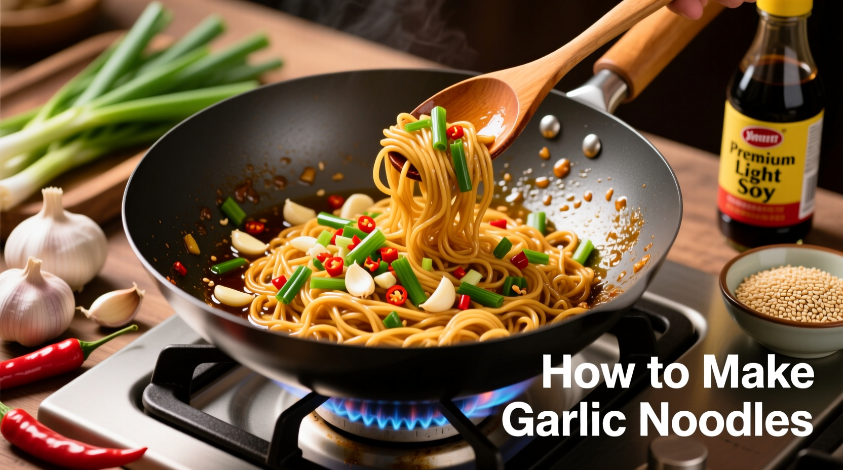 How to Make Perfect Garlic Noodles: 7-Ingredient Recipe in 20 Minutes