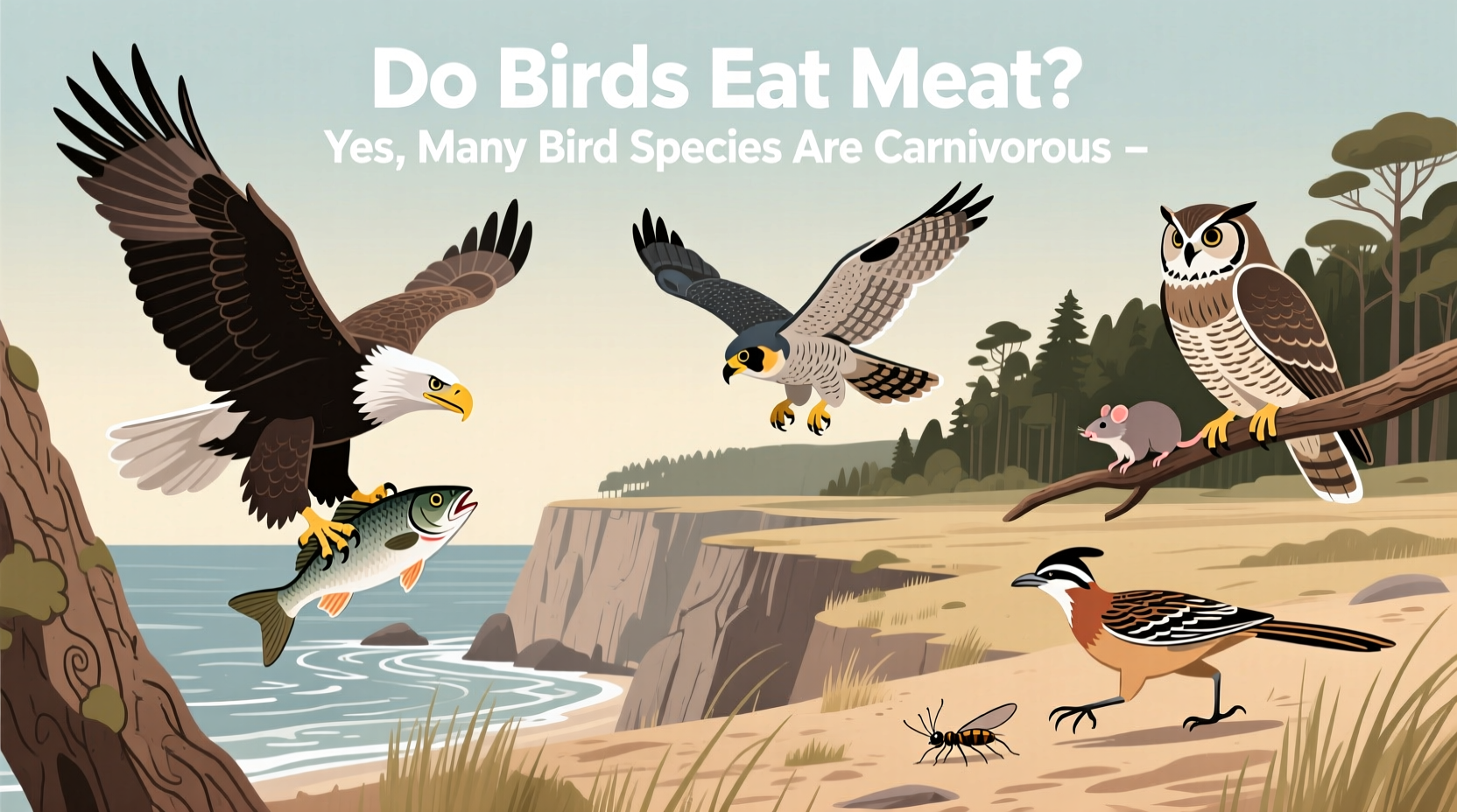 do birds eat meat