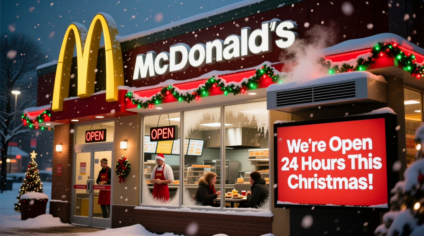 is mcdonalds closed on christmas