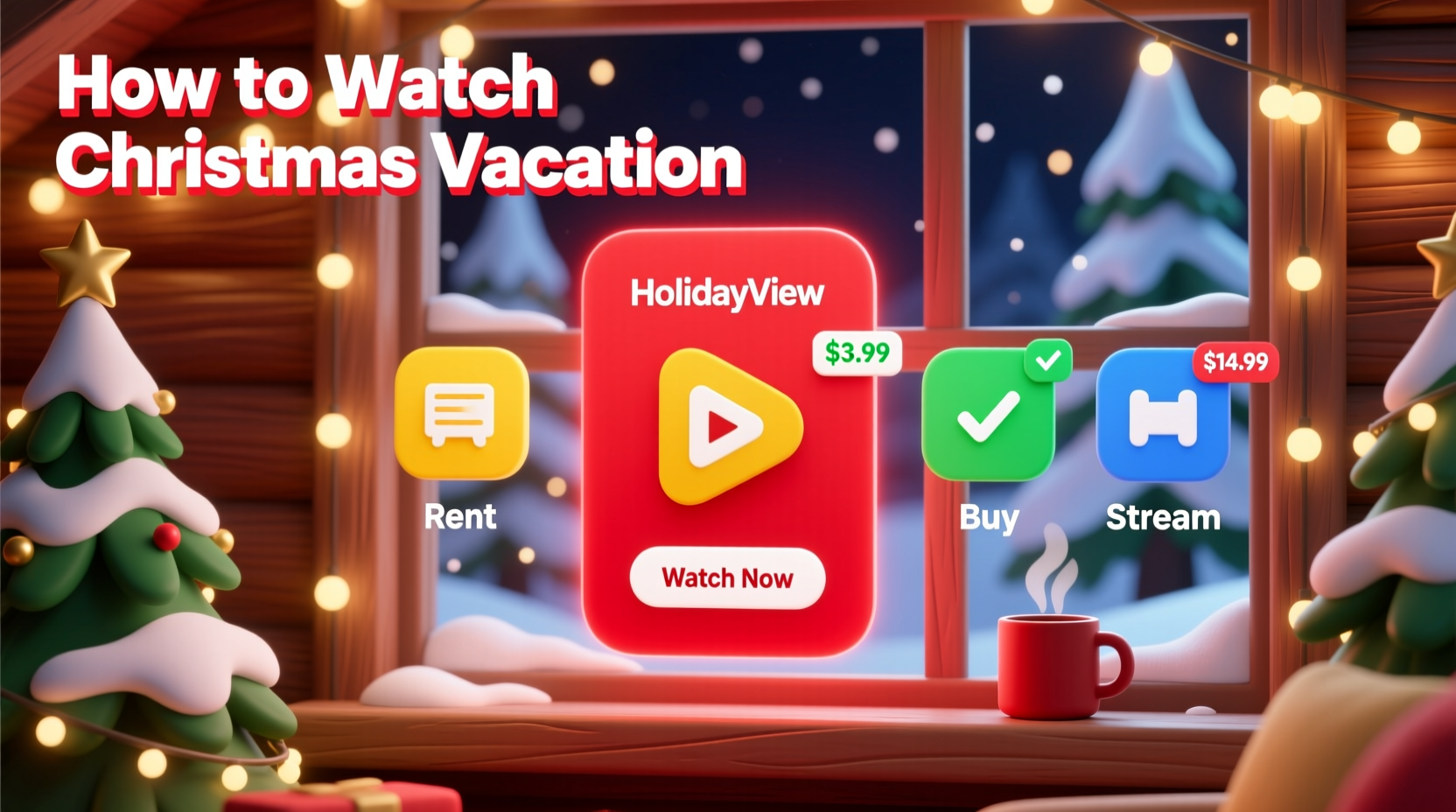 how to watch christmas vacation