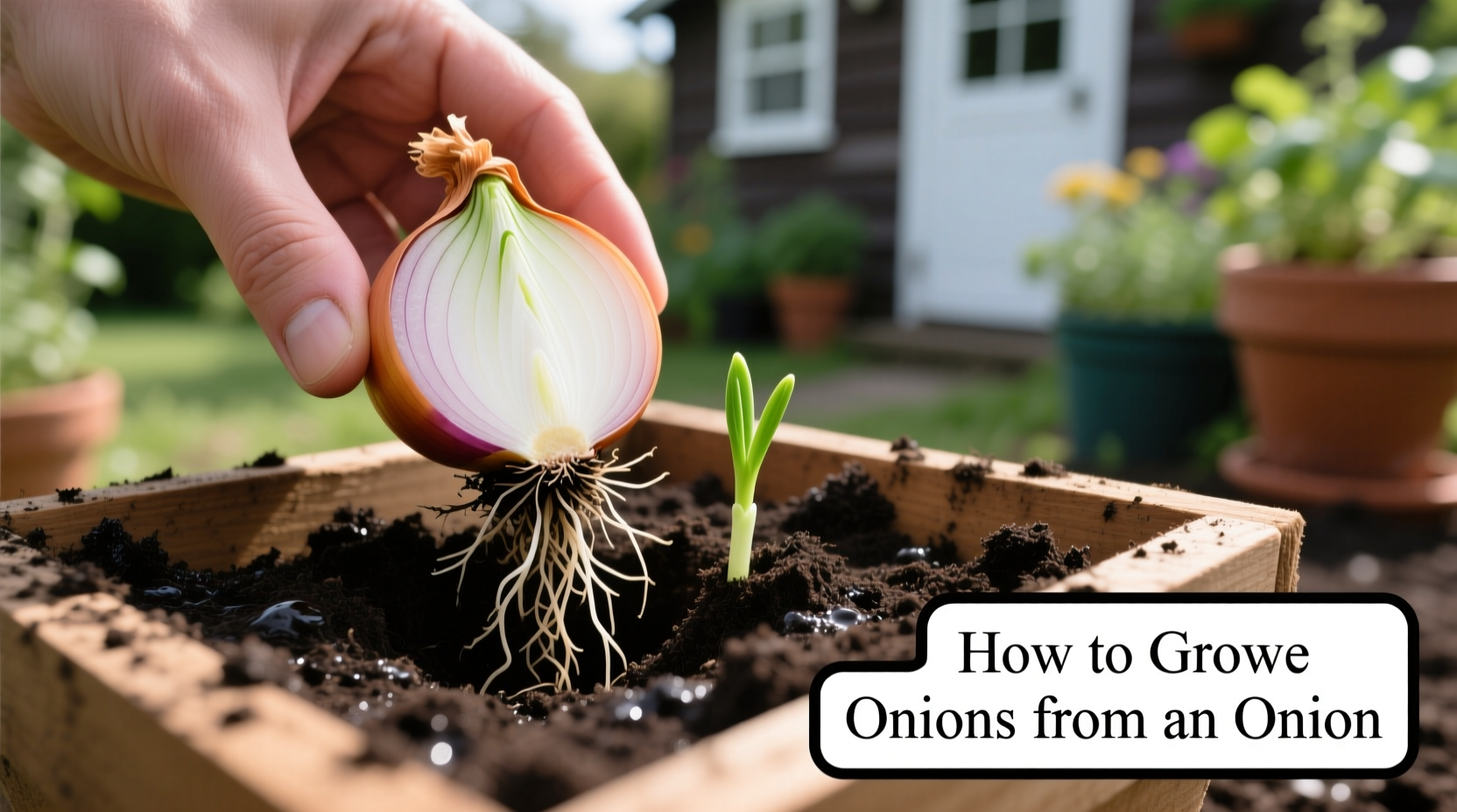 How to Grow Onions from an Onion Bottom in 4 Simple Steps