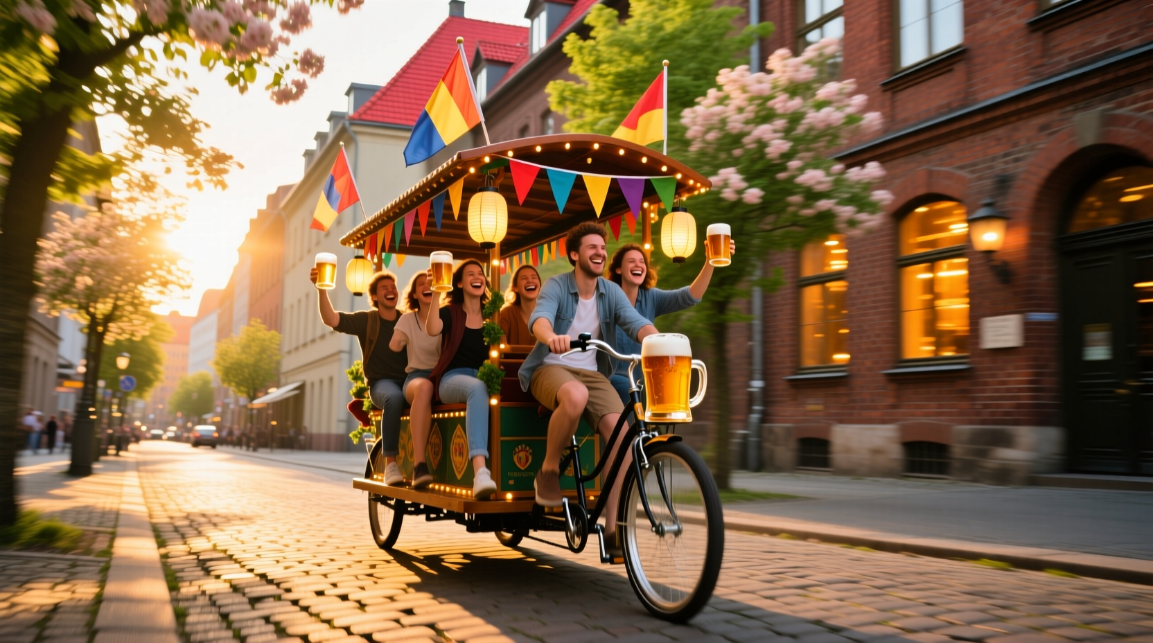 Drunk and Driving on Berlin’s Beer Bike: A Budget Traveler’s Guide