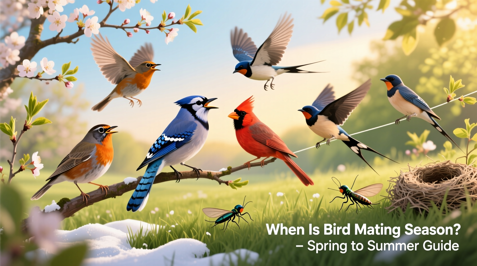 when is bird mating season