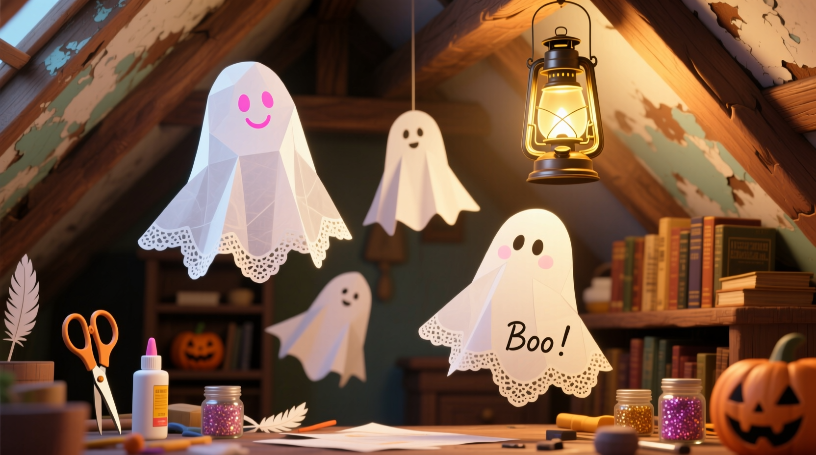 diy ghost decorations