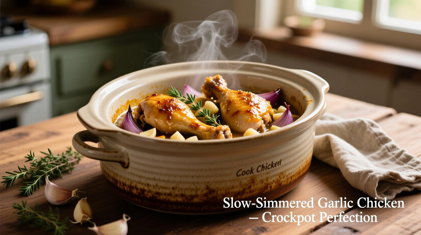 crockpot garlic chicken