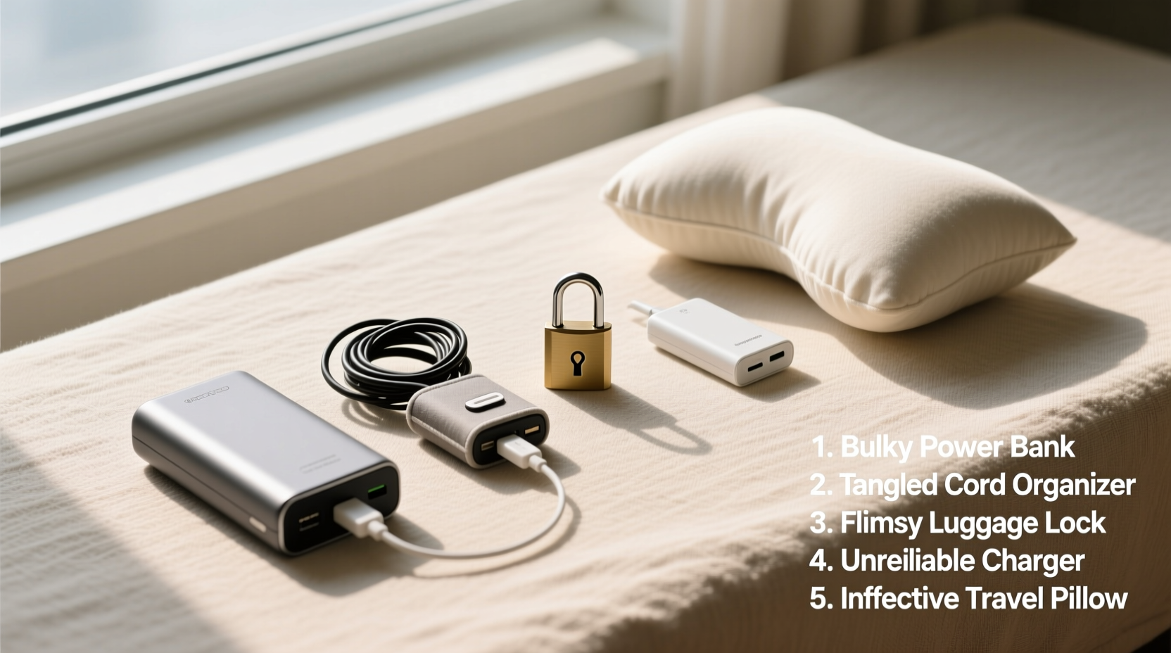 The 5 Worst Travel Gadgets & Accessories: What to Skip in 2024