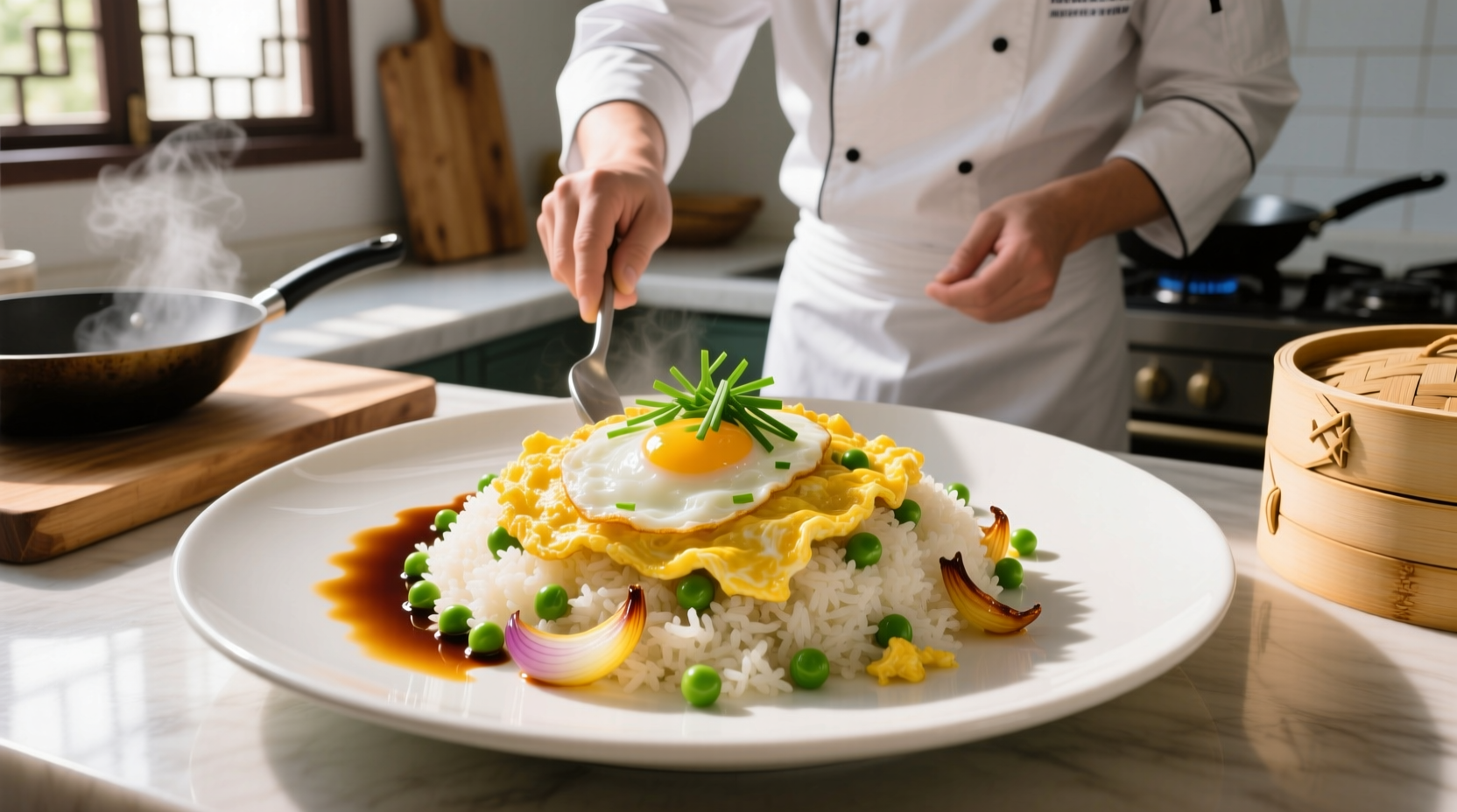 How to Experience French-Cook Egg Fried Rice with Chinese Master Chefs