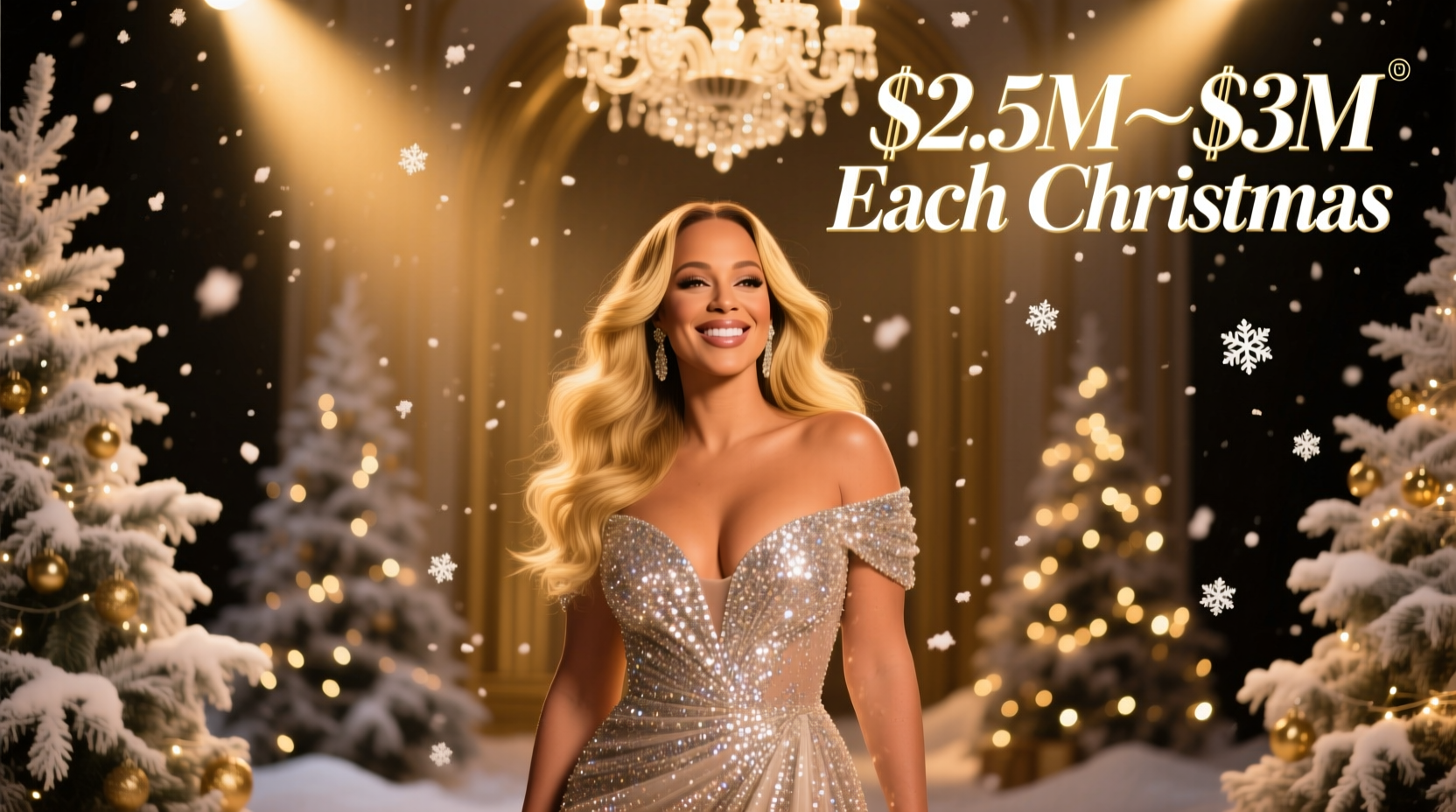 how much does mariah carey make each christmas
