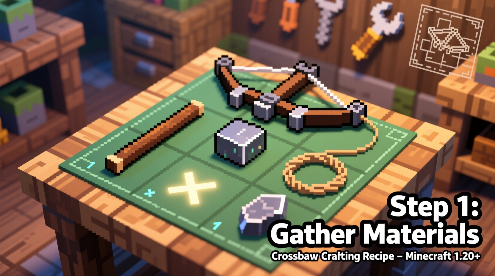 Minecraft Crossbow Crafting: Step-by-Step Guide for 2024