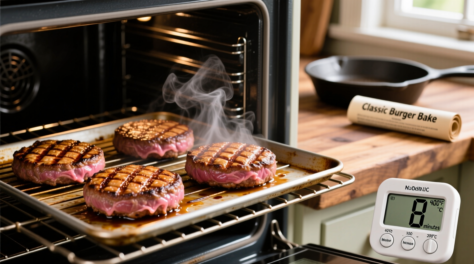 How Long to Cook Burgers in Oven at 400°F: Perfect Timing Guide