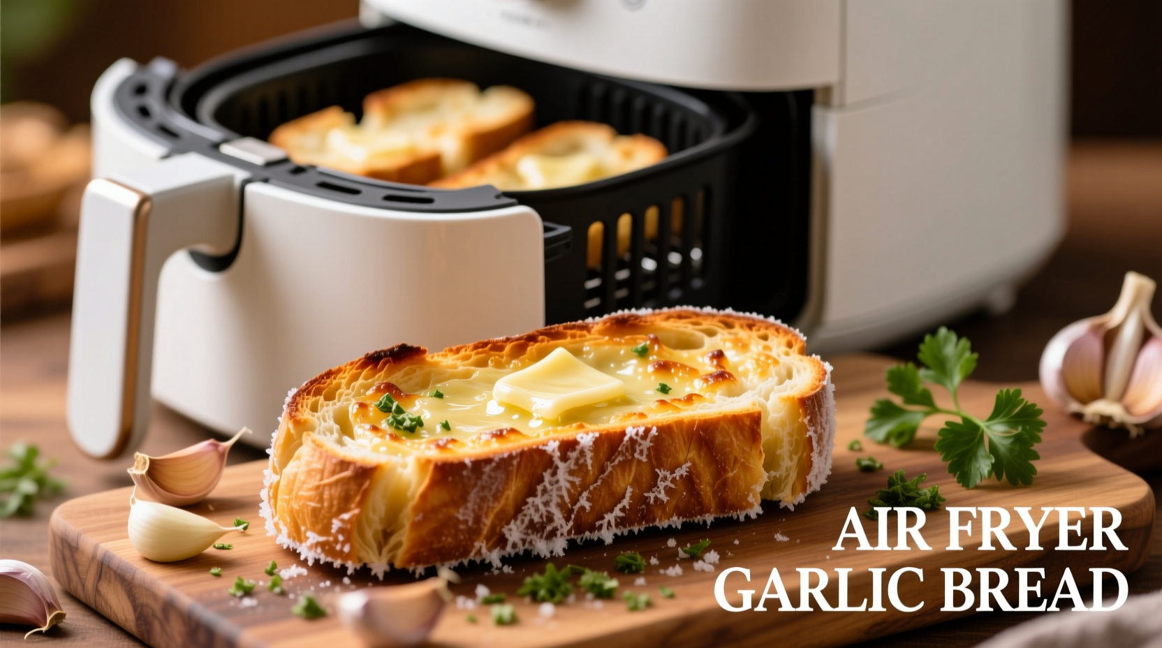 air fryer garlic bread frozen