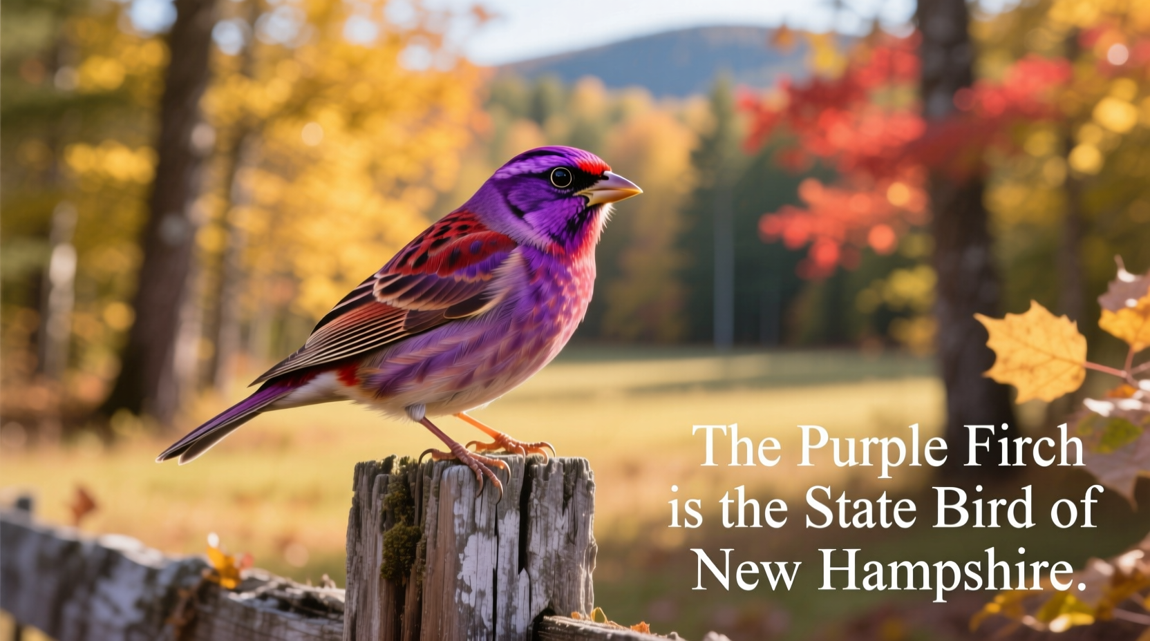 what is the state bird of new hampshire