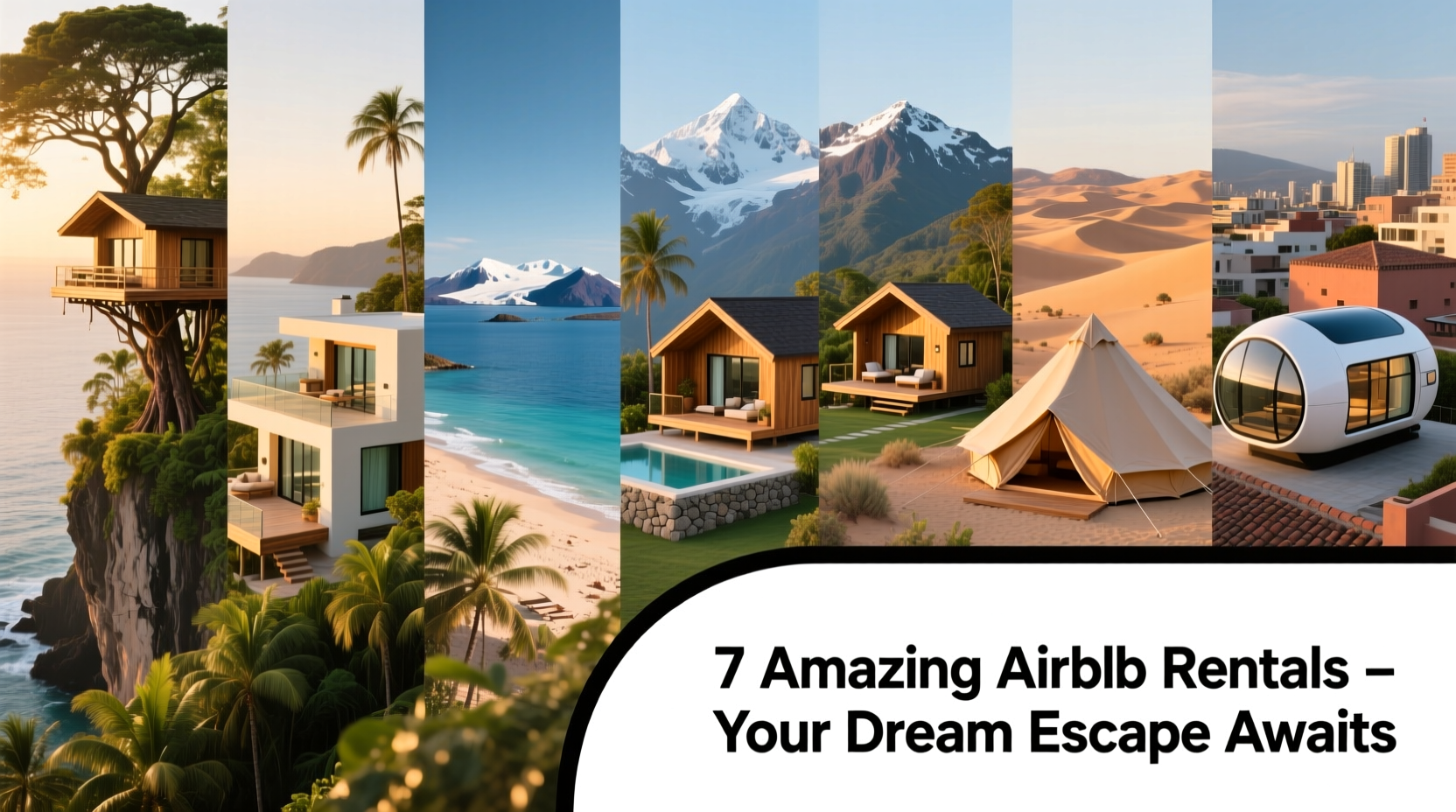 How to Get to 7 Amazing Vacation Rentals Available on Airbnb