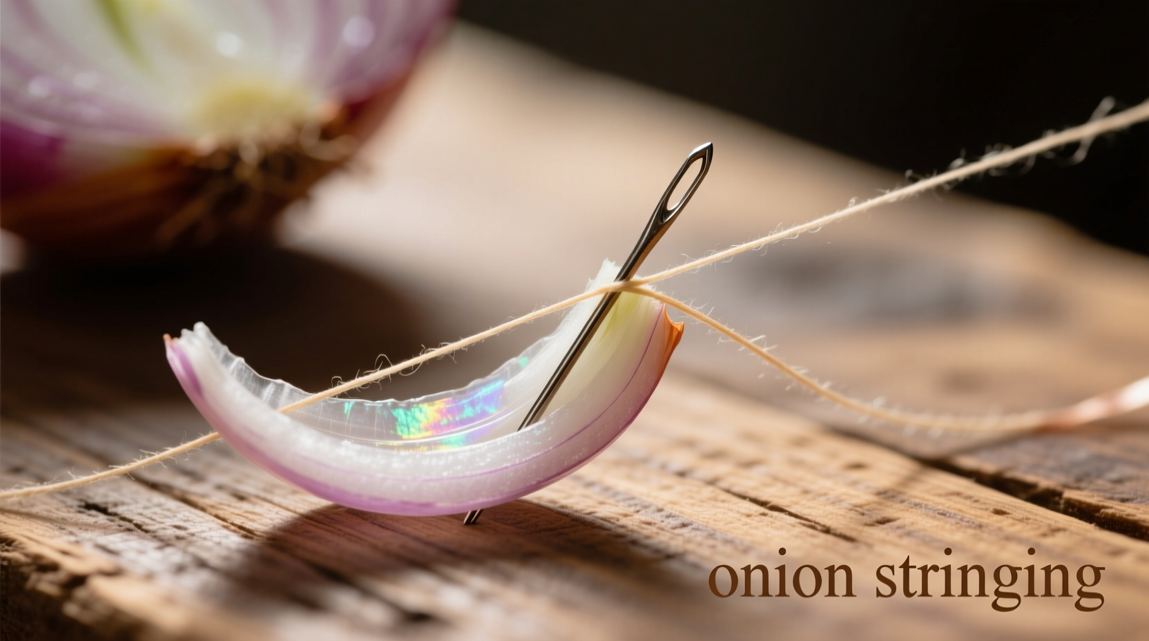 onion stringing