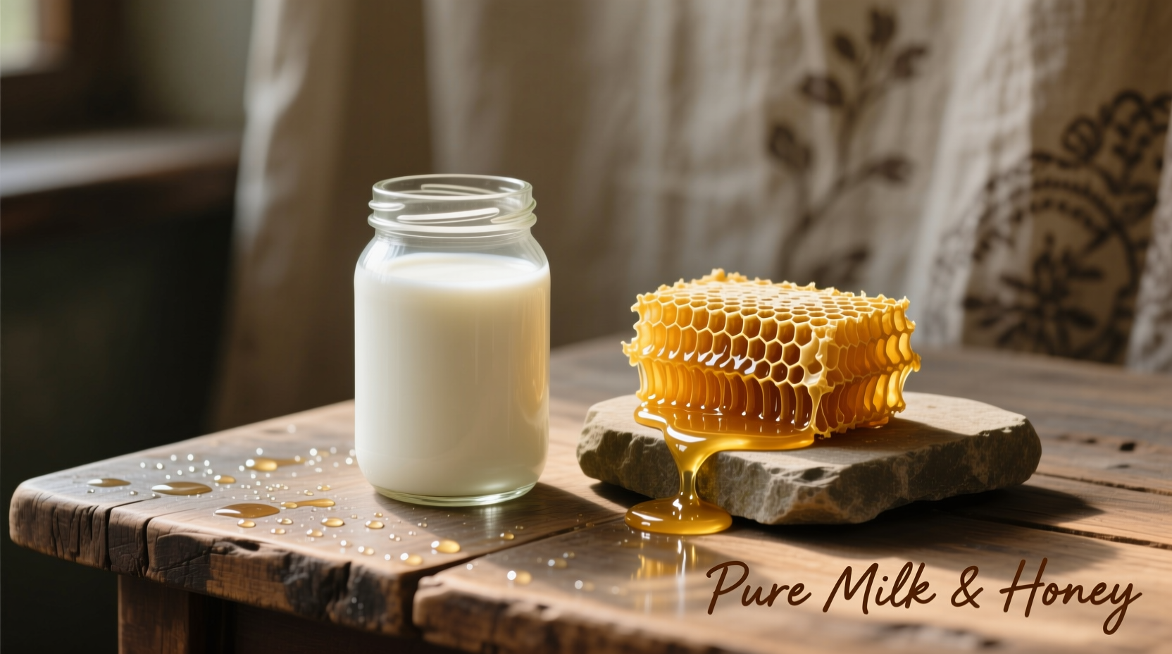 pure milk and honey
