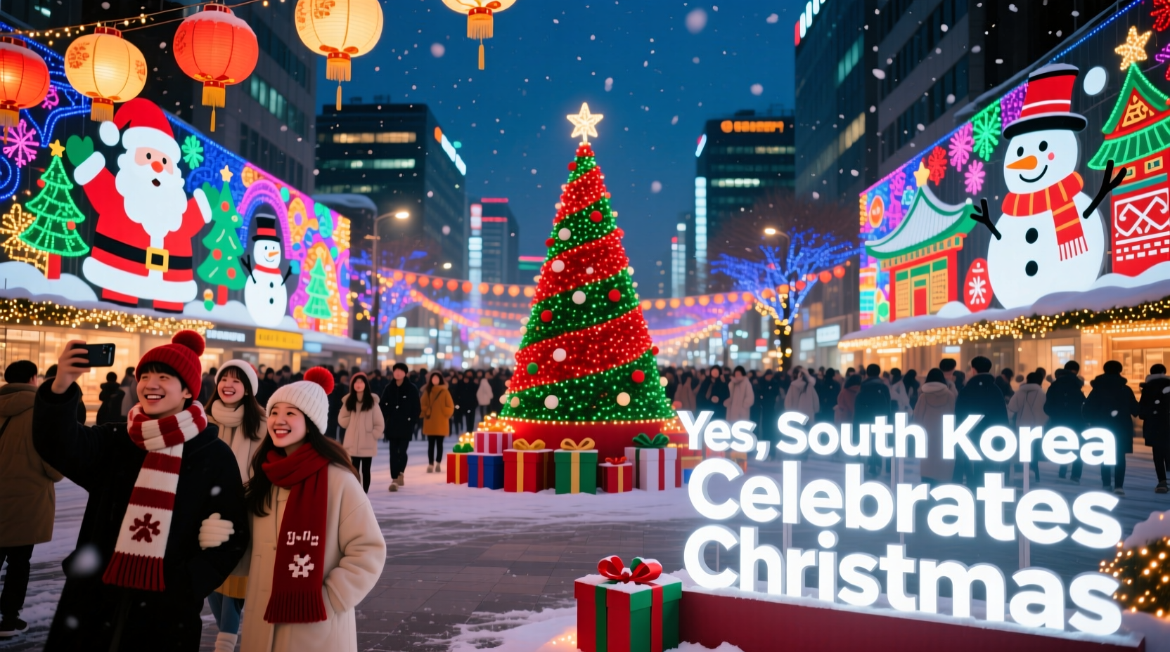 does south korea celebrate christmas