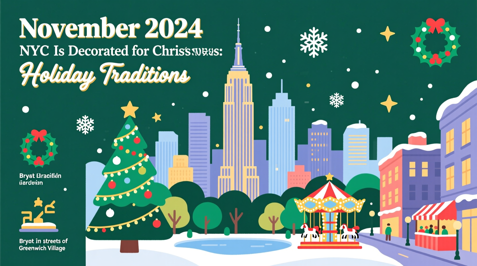 when is nyc decorated for christmas