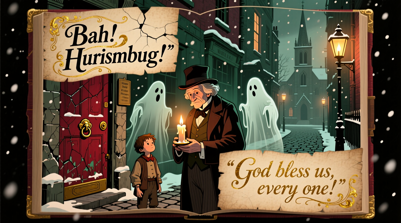 a christmas carol phrases