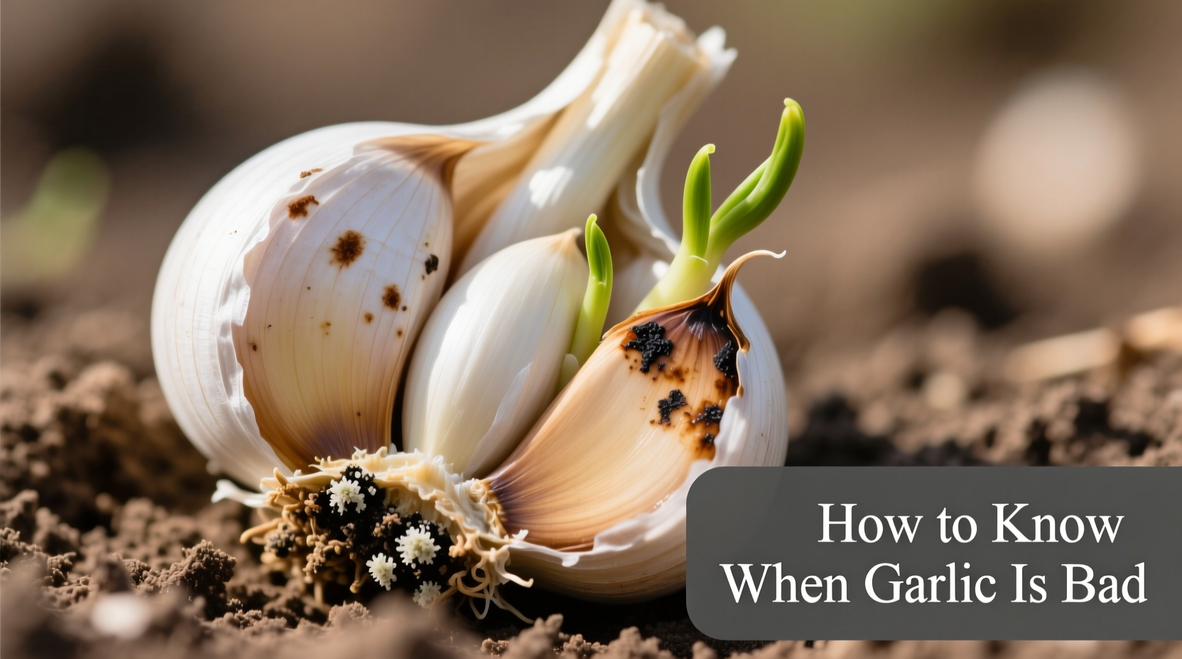 how to know when garlic is bad