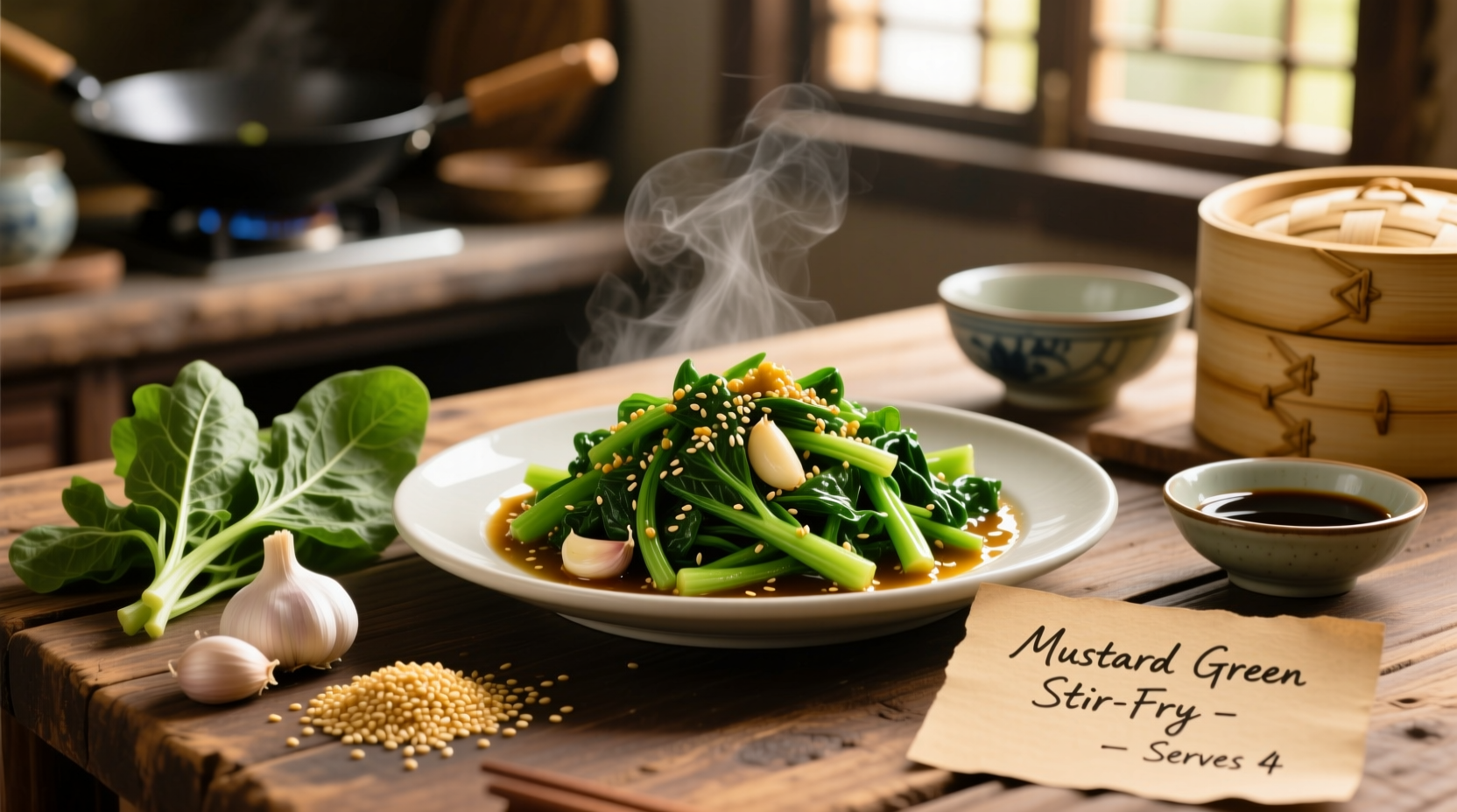 mustard green recipe