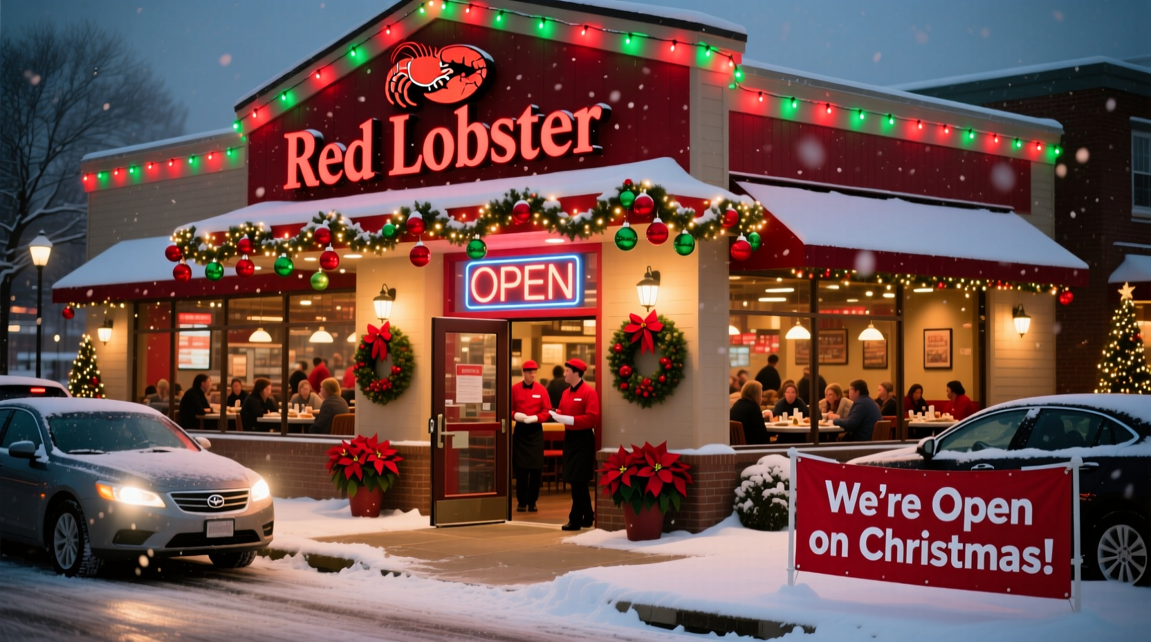 is red lobster open on christmas day