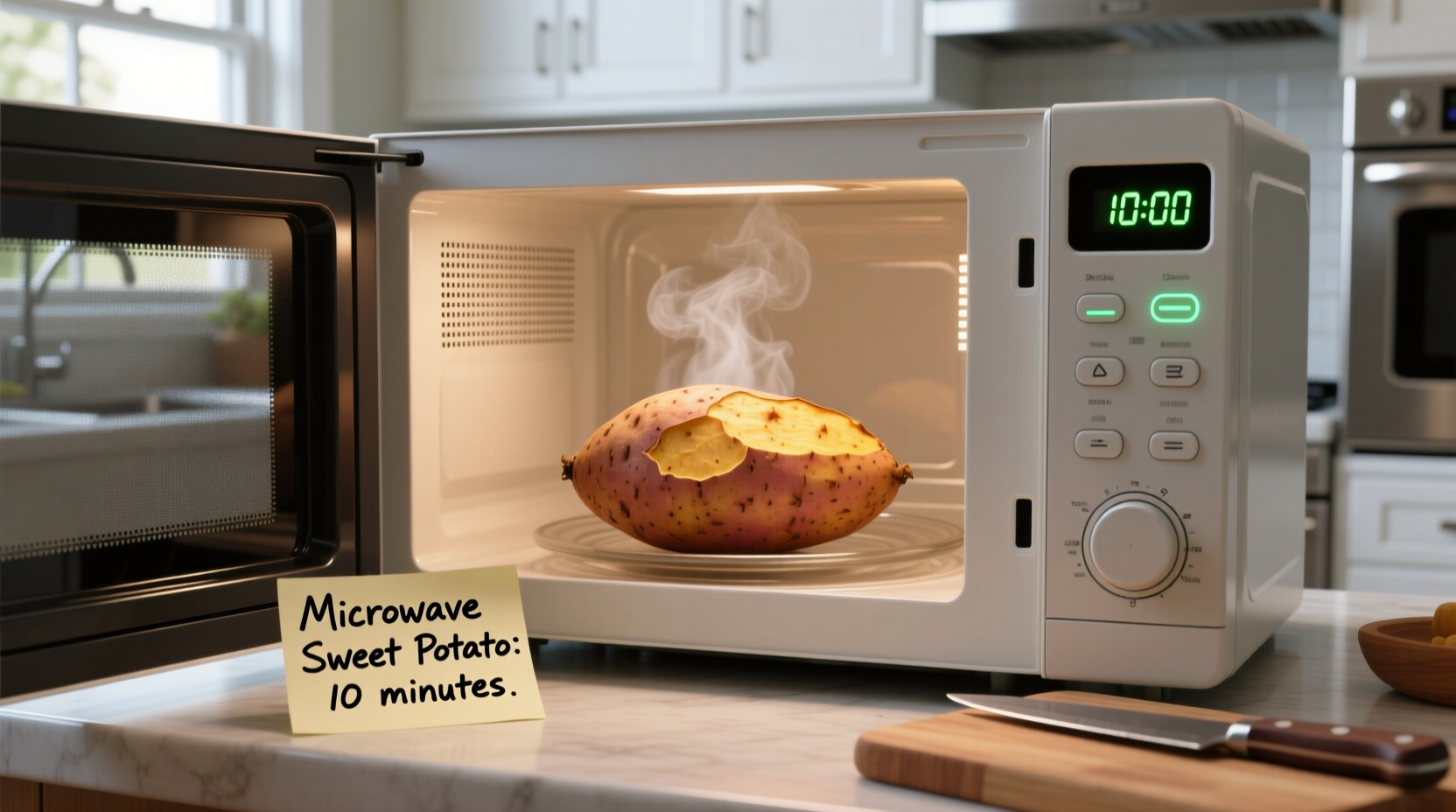 how long do you microwave sweet potato
