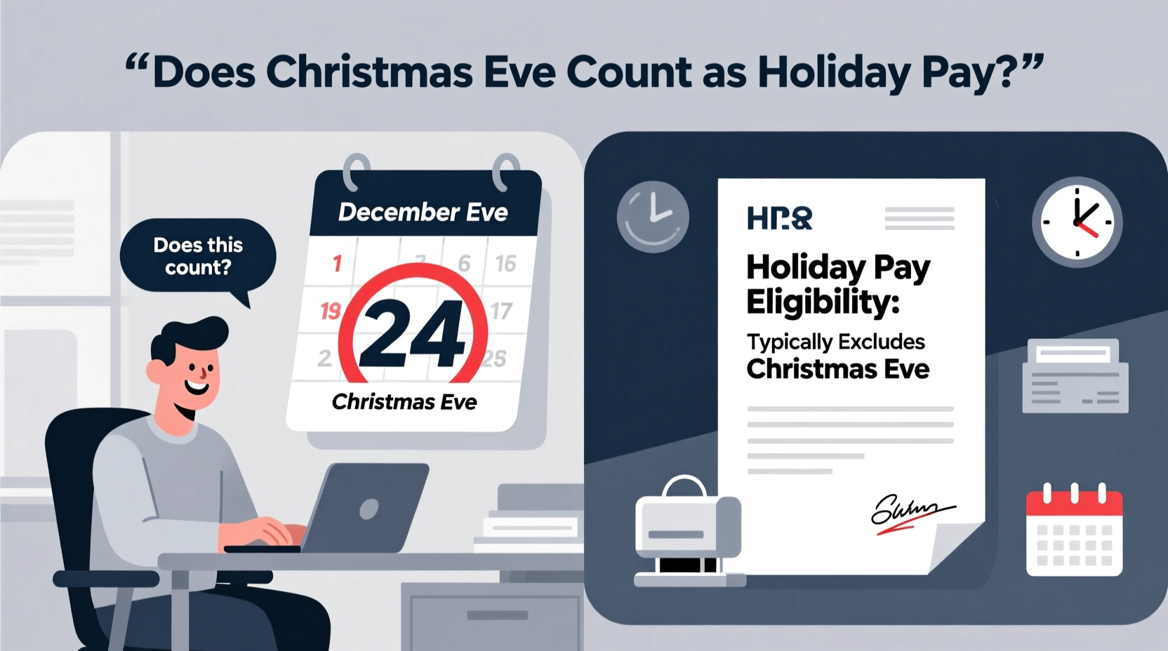 does christmas eve count as a holiday pay