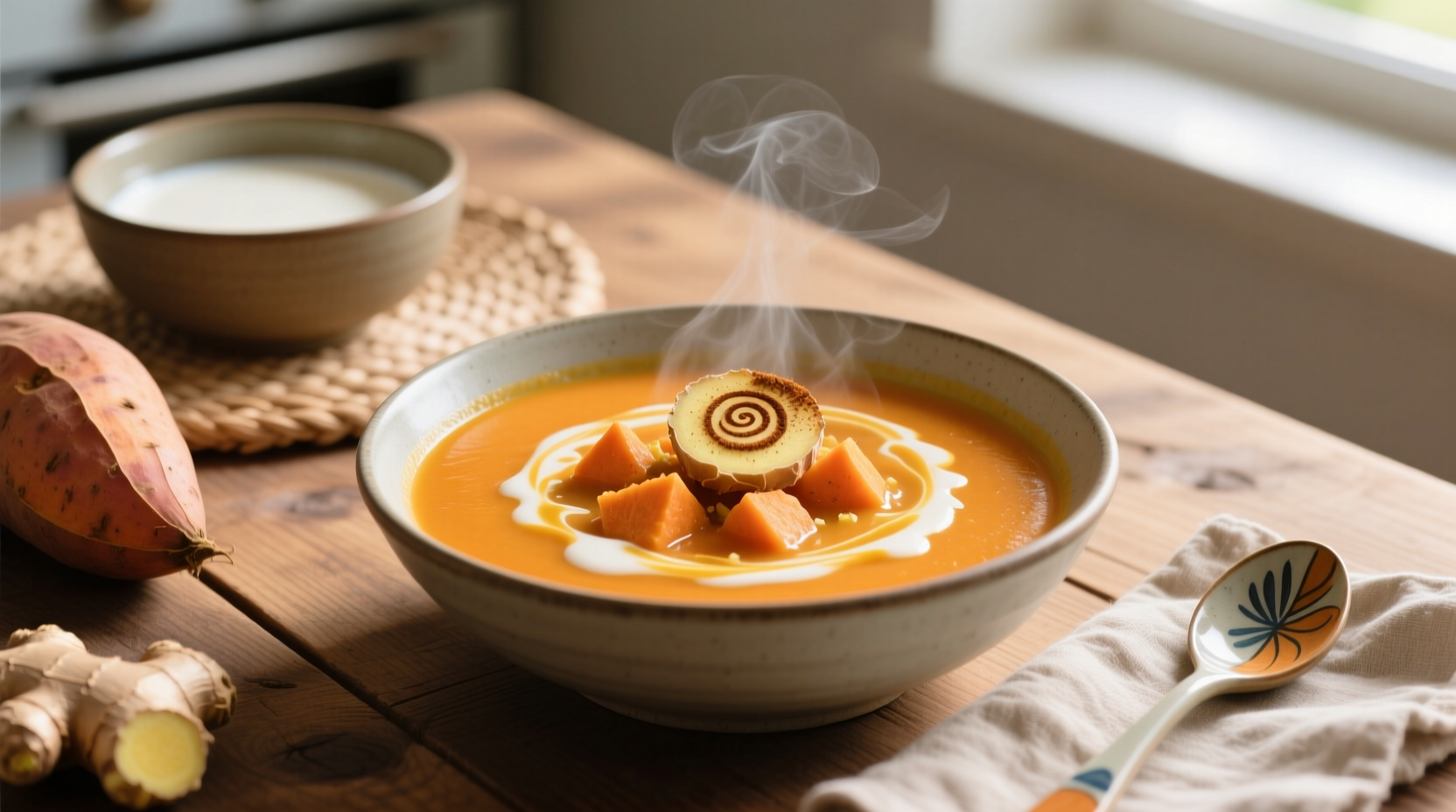 3 ingredient sweet potato soup