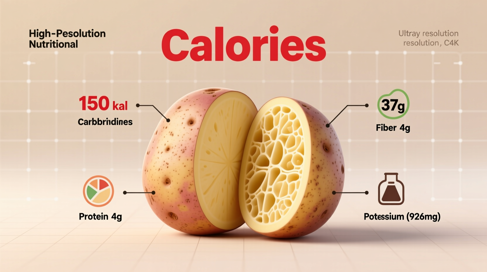 how many calories ina potato