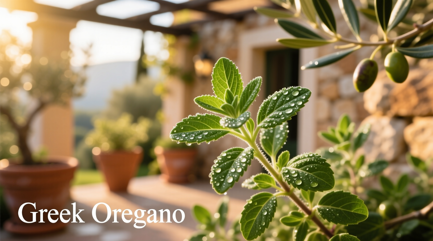 greek oregano herb