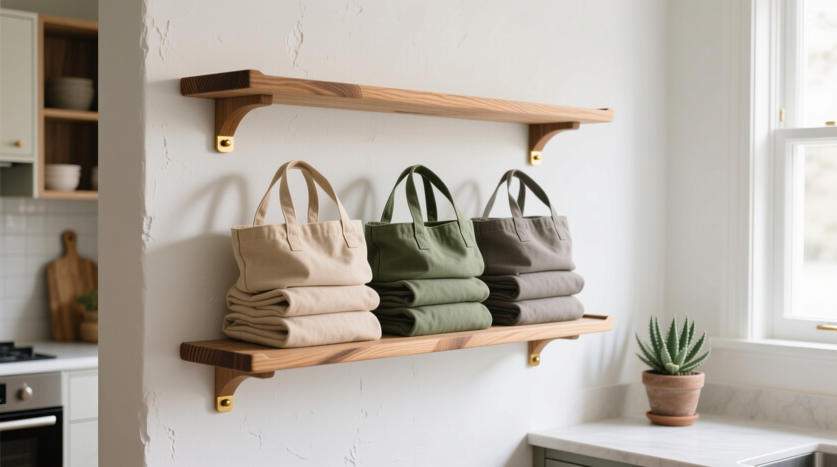 diy tote storage rack