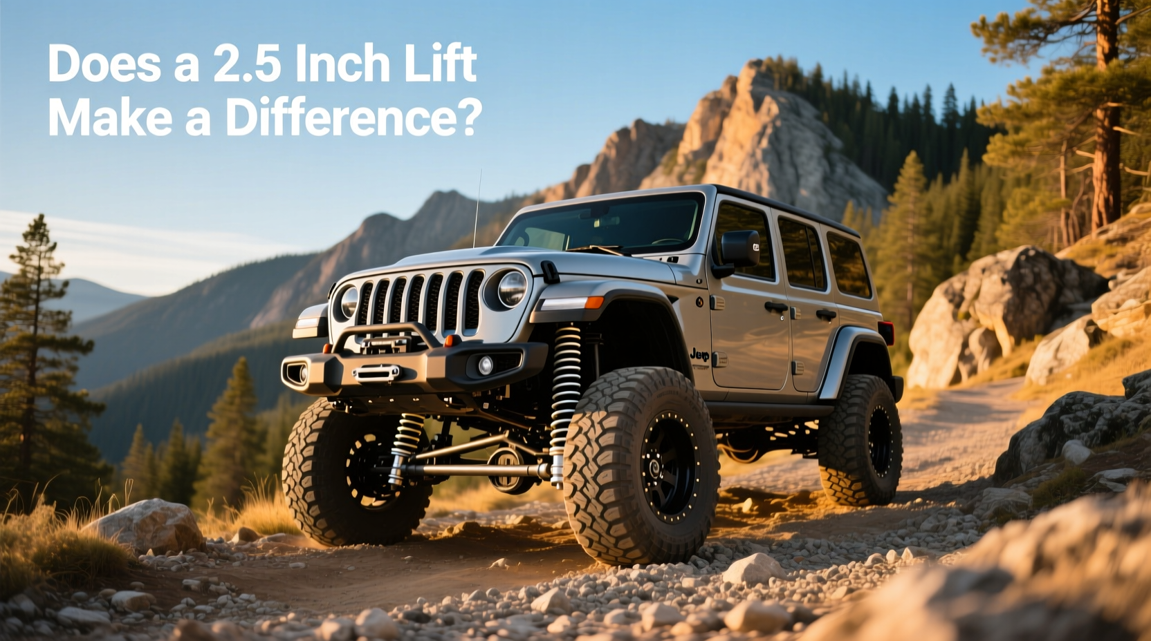 How to Choose a Lift Kit for Jeep Cherokee, Does a 2.5 Inch Lift Make a Difference?