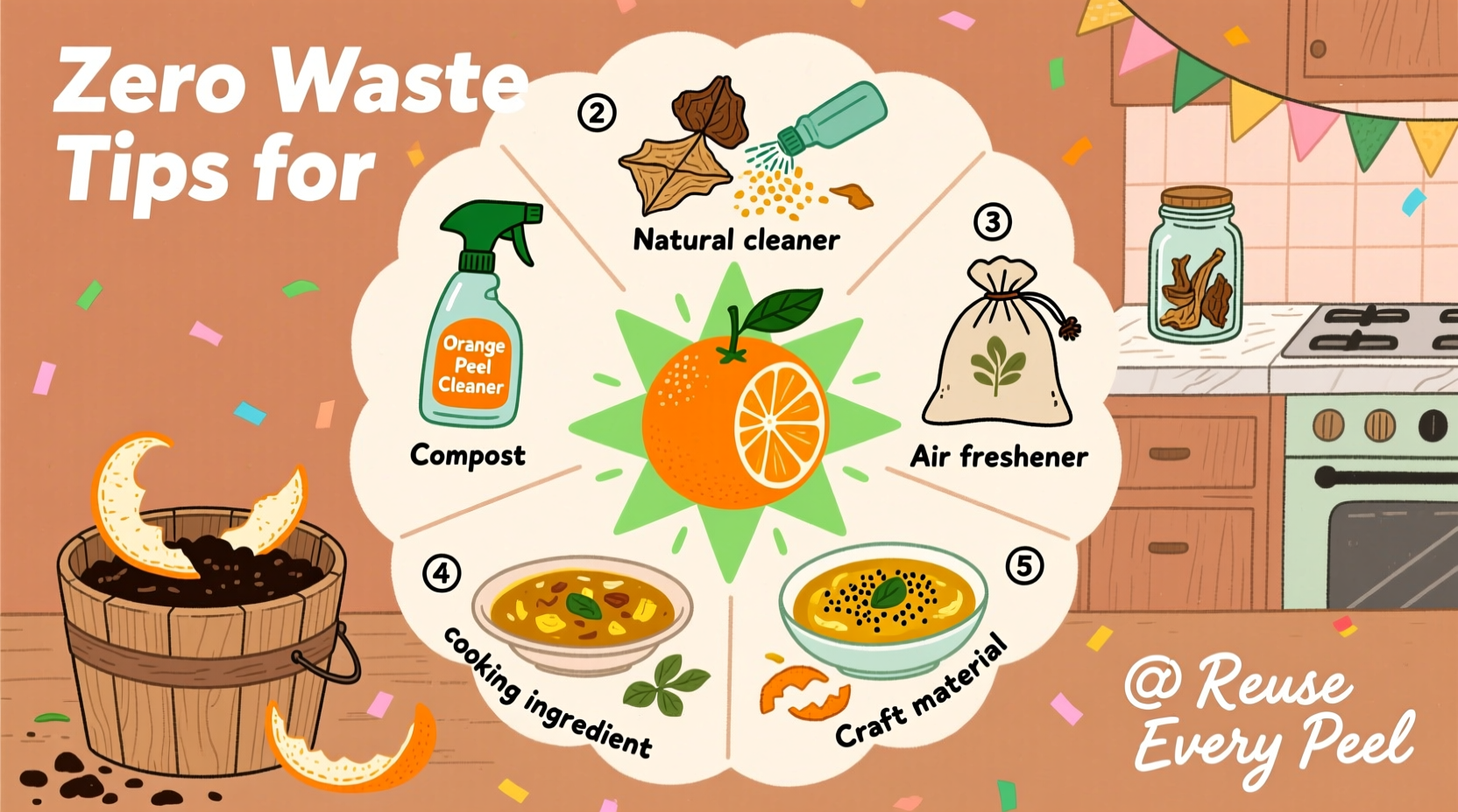 15 Practical Ways to Repurpose Orange Peels (Zero Waste Guide)