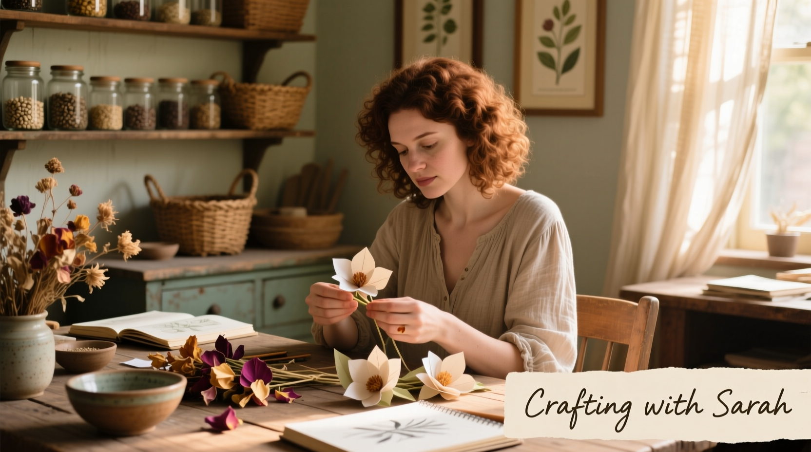 Crafting with Sarah: Sustainable DIY Projects Using Household Items