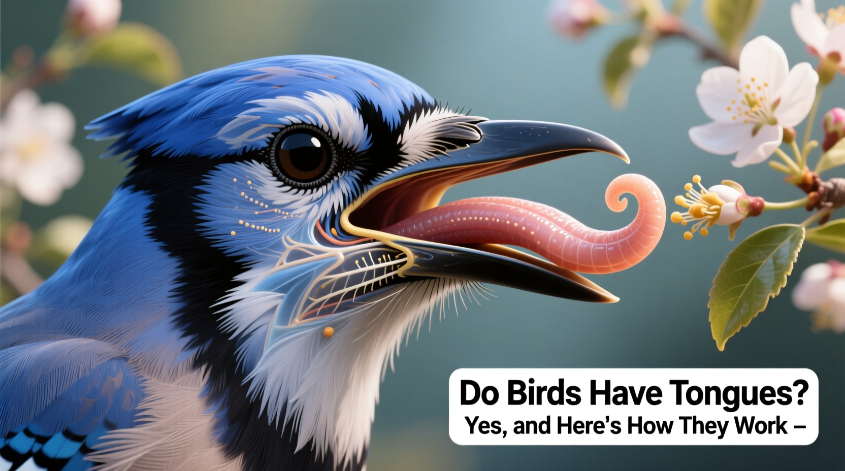 do birds have tongues