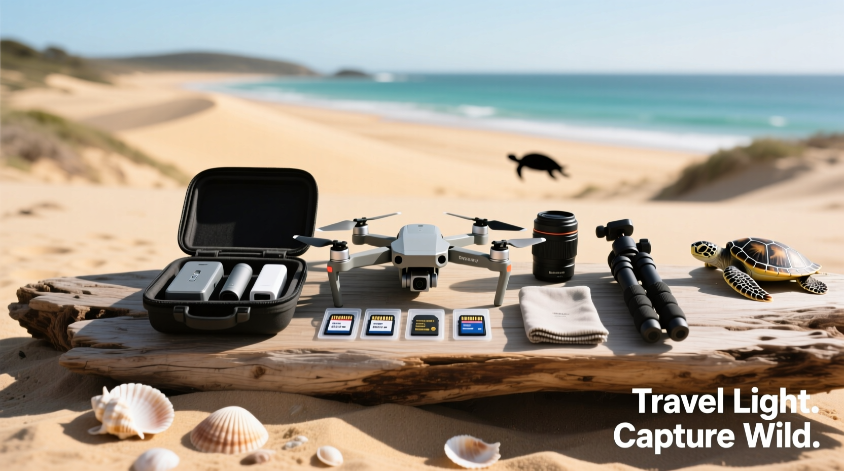 Drone Footage of Turtles Nesting in Australia: Gear Guide