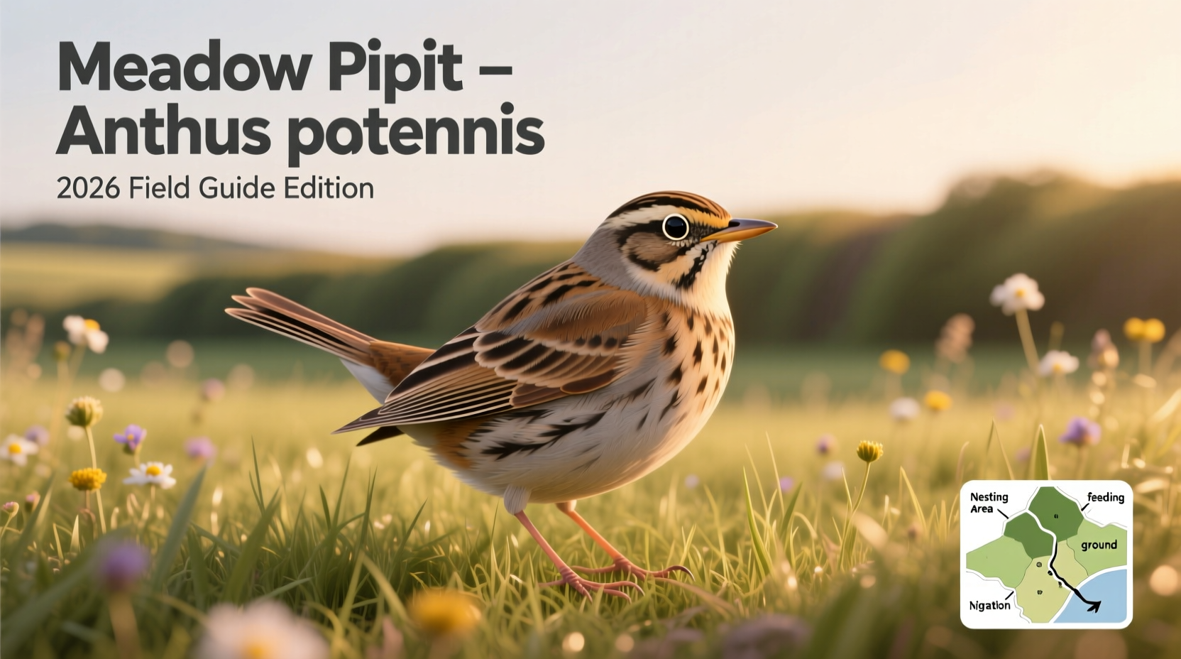 Meadow Pipit: Identification & Habitat Guide (2026)