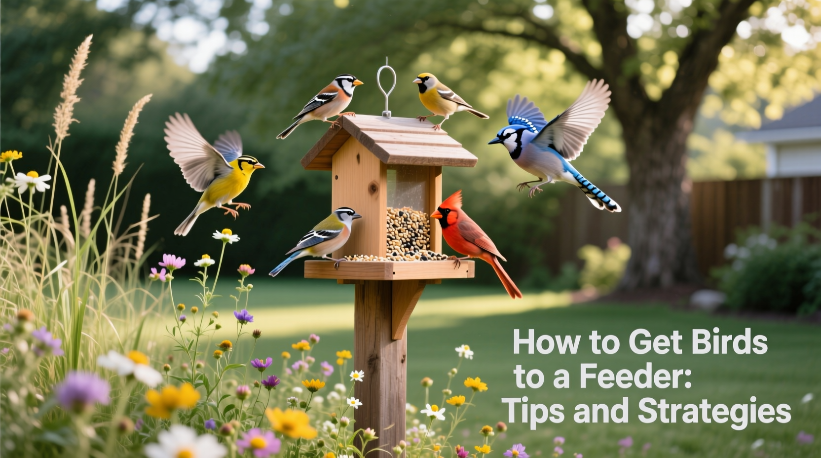 how to get birds to feeder