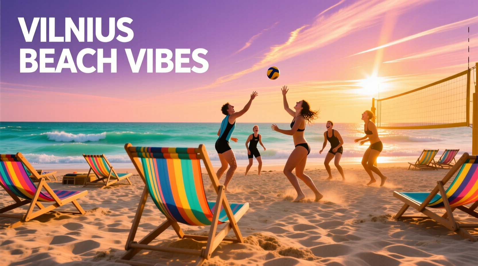 Vilnius Beach Volleyball & Sun Loungers: Budget Travel Guide