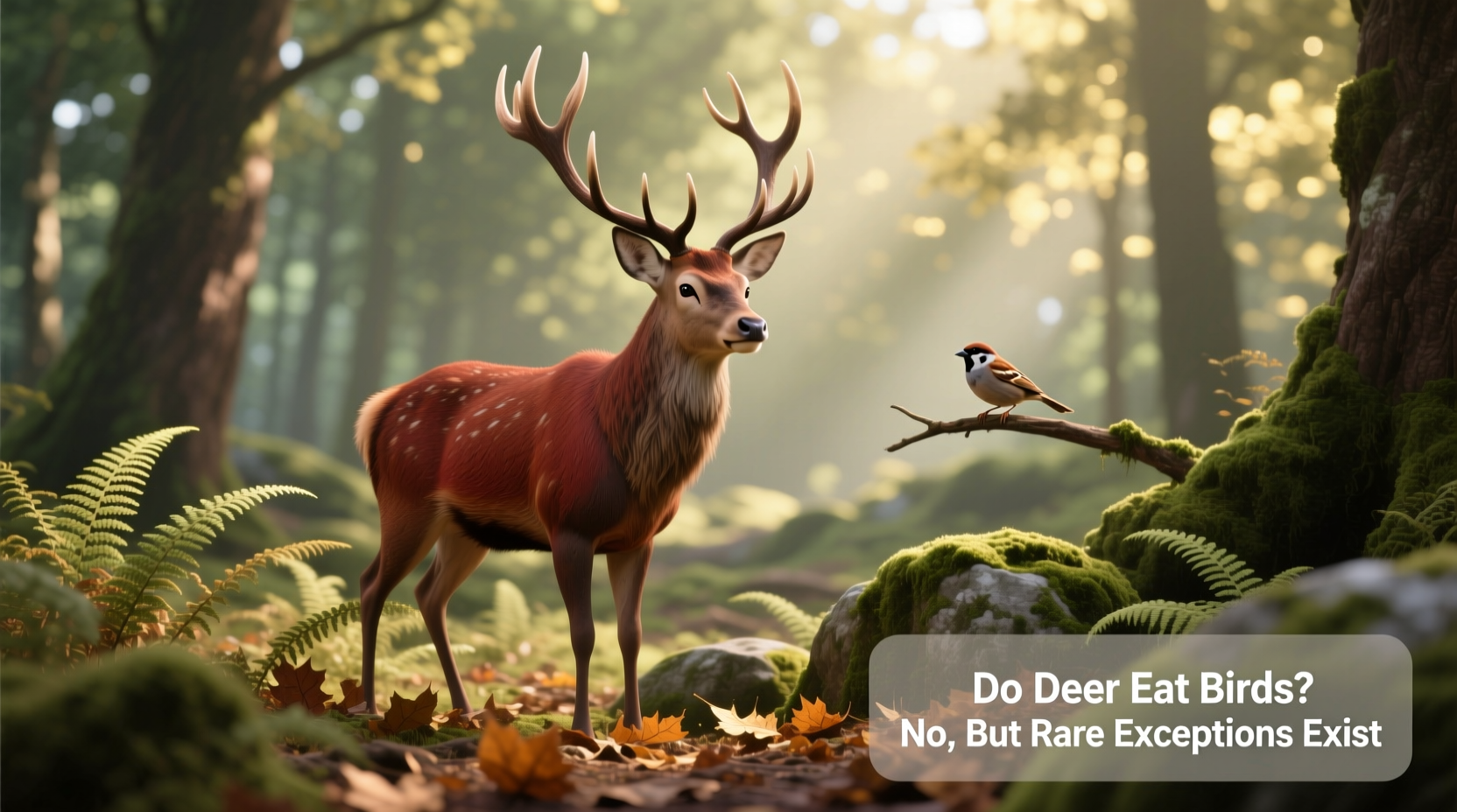 do deer eat birds