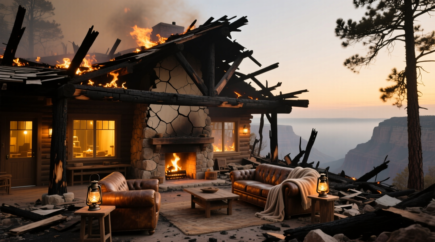 Grand Canyon Lodge Destroyed by Fire: Budget Accommodation Guide
