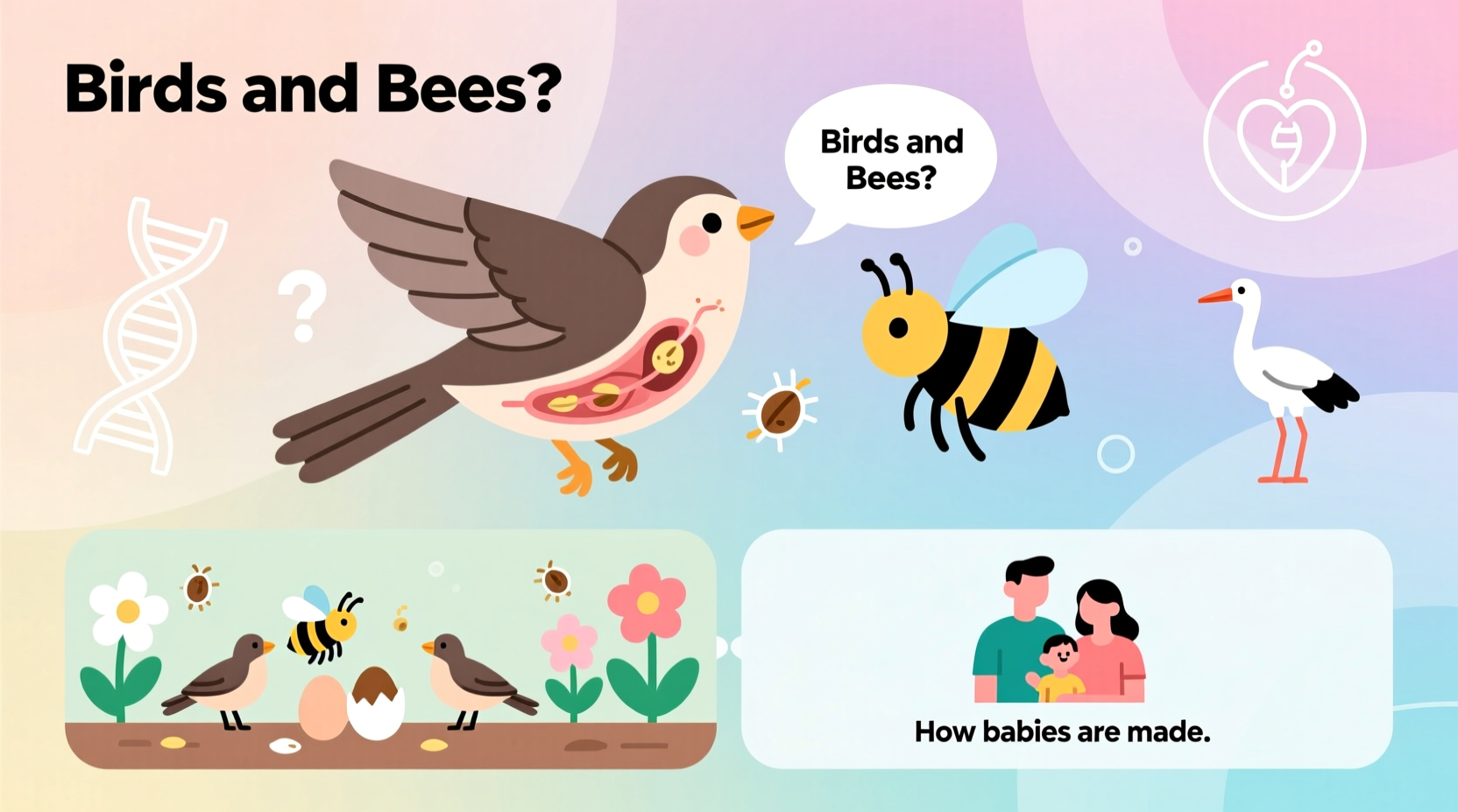 what does birds and bees mean