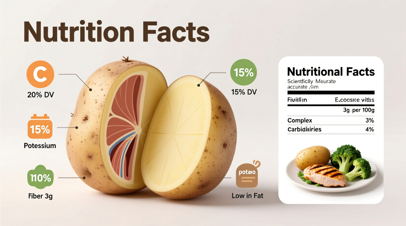what is the nutrition of potato