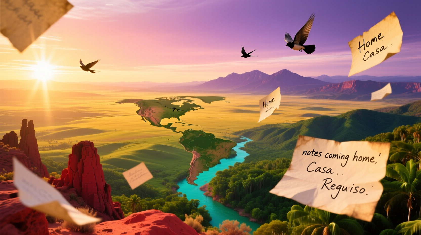 Notes Coming Home Two Americas: Budget Travel Guide